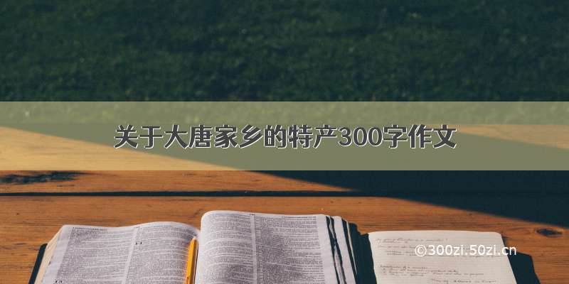 关于大唐家乡的特产300字作文