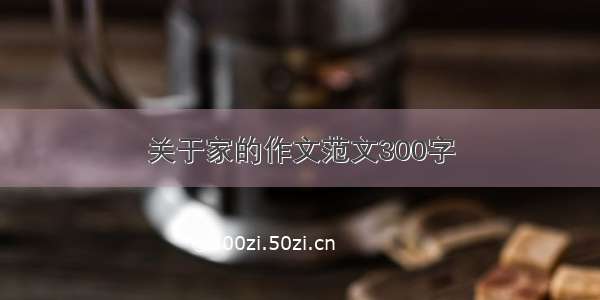 关于家的作文范文300字