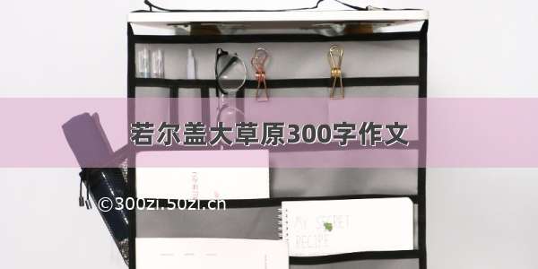 若尔盖大草原300字作文