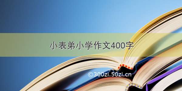 小表弟小学作文400字