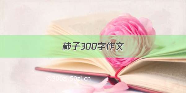 柿子300字作文