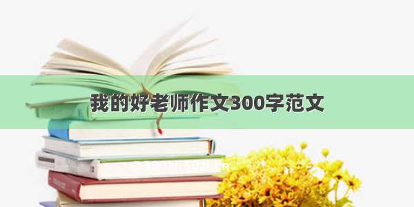 我的好老师作文300字范文