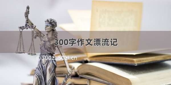 300字作文漂流记