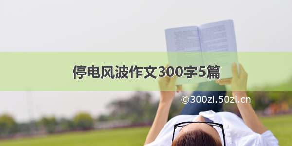 停电风波作文300字5篇