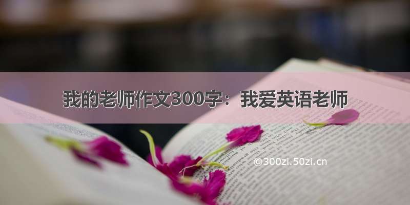 我的老师作文300字：我爱英语老师