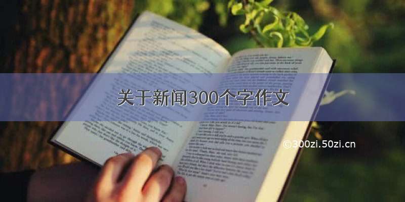 关于新闻300个字作文