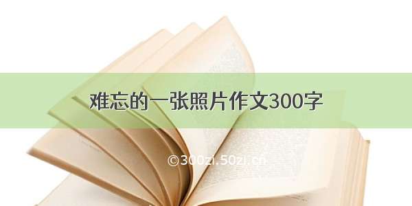 难忘的一张照片作文300字