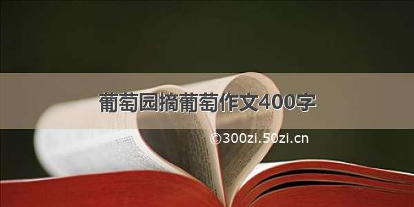 葡萄园摘葡萄作文400字