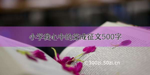 小学我心中的荣成征文500字