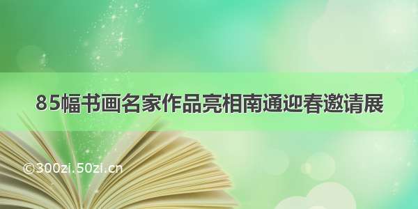 85幅书画名家作品亮相南通迎春邀请展