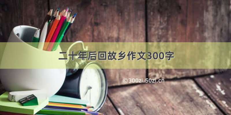 二十年后回故乡作文300字