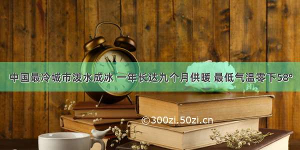 中国最冷城市泼水成冰 一年长达九个月供暖 最低气温零下58°