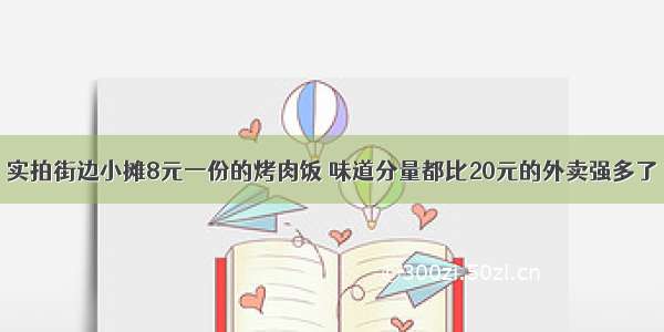 实拍街边小摊8元一份的烤肉饭 味道分量都比20元的外卖强多了