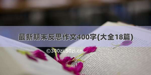 最新期末反思作文400字(大全18篇)