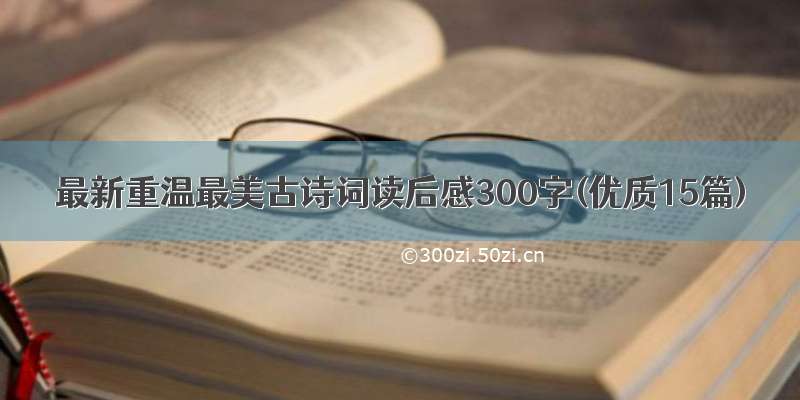 最新重温最美古诗词读后感300字(优质15篇)