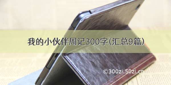 我的小伙伴周记300字(汇总9篇)