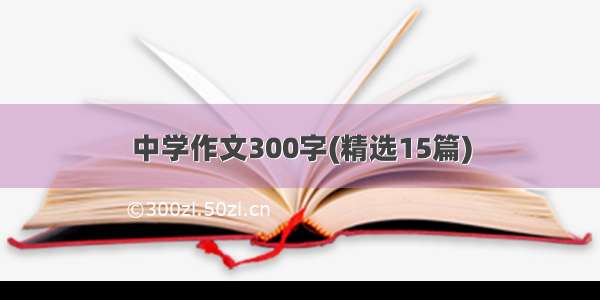 中学作文300字(精选15篇)