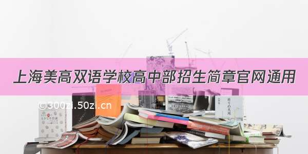 上海美高双语学校高中部招生简章官网通用