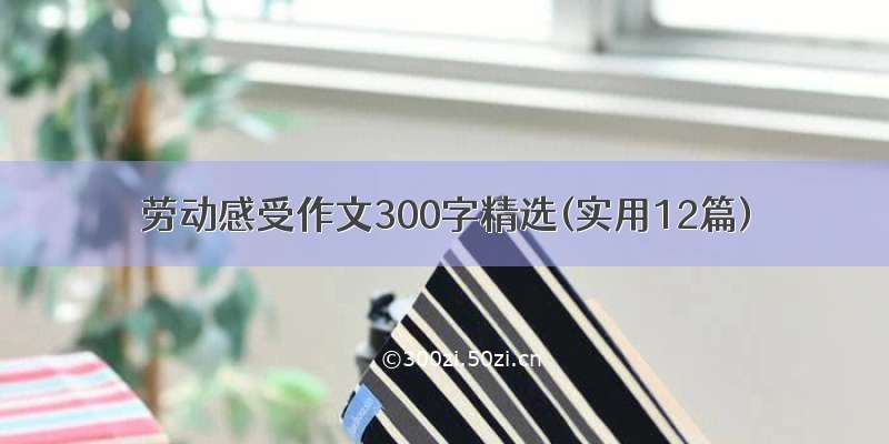 劳动感受作文300字精选(实用12篇)