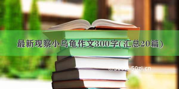 最新观察小乌龟作文300字(汇总20篇)