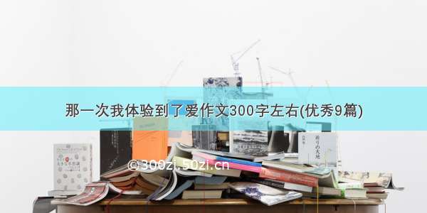 那一次我体验到了爱作文300字左右(优秀9篇)