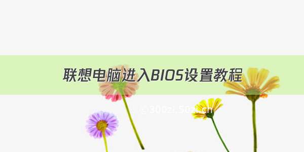 联想电脑进入BIOS设置教程