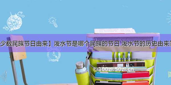 【少数民族节日由来】泼水节是哪个民族的节日 泼水节的历史由来简介