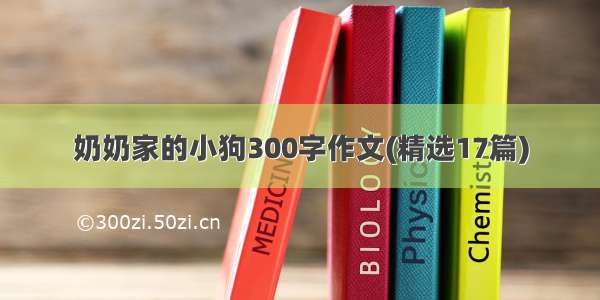 奶奶家的小狗300字作文(精选17篇)