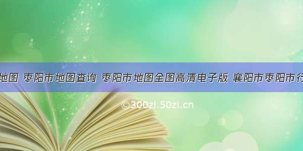 枣阳市地图 枣阳市地图查询 枣阳市地图全图高清电子版 襄阳市枣阳市行政地图