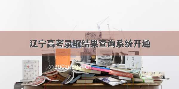 辽宁高考录取结果查询系统开通