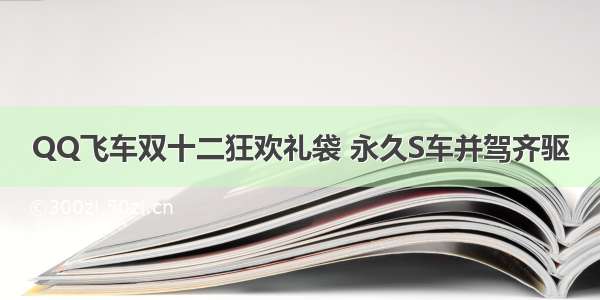 QQ飞车双十二狂欢礼袋 永久S车并驾齐驱