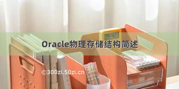 Oracle物理存储结构简述