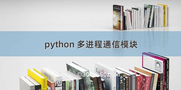 python 多进程通信模块