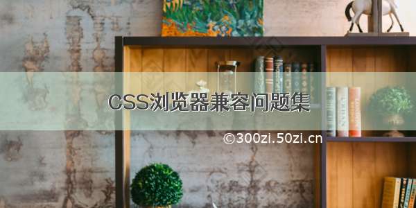 CSS浏览器兼容问题集