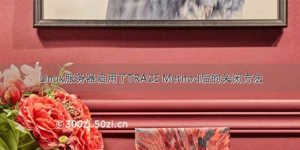 Linux服务器启用了TRACE Method后的关闭方法