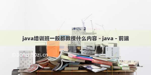 java培训班一般都教授什么内容 – java – 前端