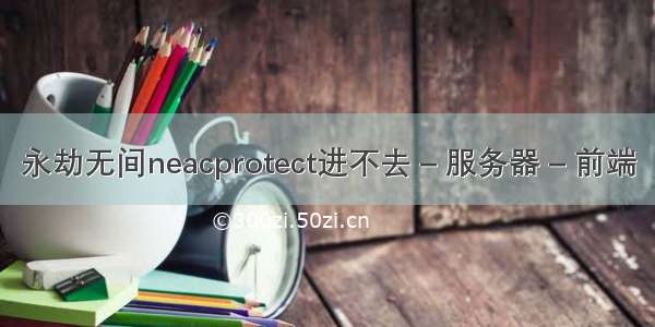 永劫无间neacprotect进不去 – 服务器 – 前端