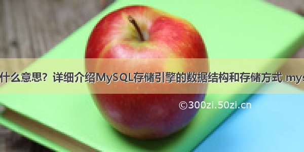 MySQL节数是什么意思？详细介绍MySQL存储引擎的数据结构和存储方式 mysqli 怎么写登录