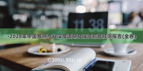 -2028年中国散热产业深度调研及投资前景预测报告(全卷)