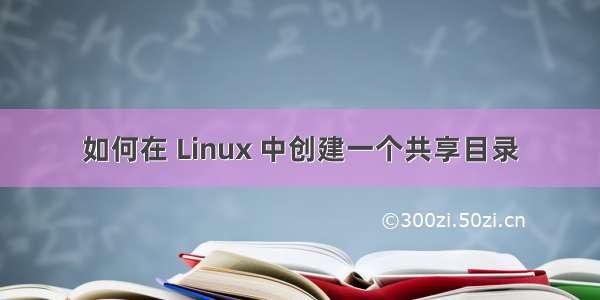 如何在 Linux 中创建一个共享目录