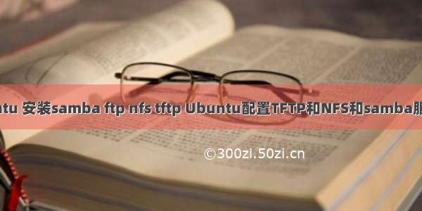 linux ubuntu 安装samba ftp nfs tftp Ubuntu配置TFTP和NFS和samba服务配置.doc