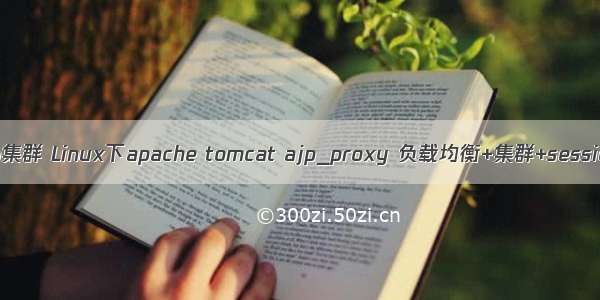 linux ajp集群 Linux下apache tomcat ajp_proxy 负载均衡+集群+session 复制