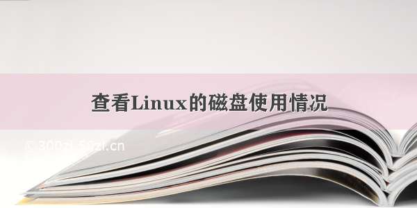 查看Linux的磁盘使用情况