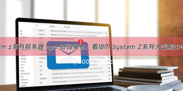 ibm z系列服务器 cpu 低调发布：看IBM System Z系列大型机CPU