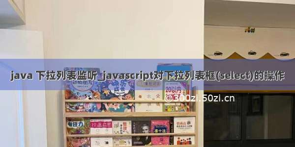 java 下拉列表监听_javascript对下拉列表框(select)的操作