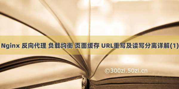 Nginx 反向代理 负载均衡 页面缓存 URL重写及读写分离详解(1)