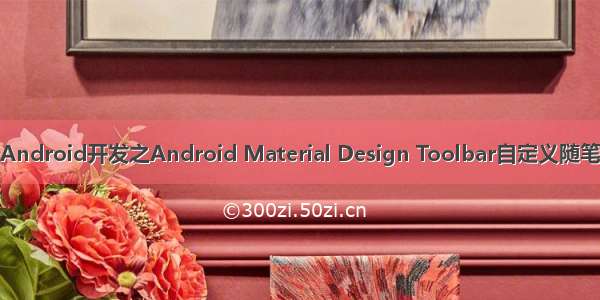 Android开发之Android Material Design Toolbar自定义随笔