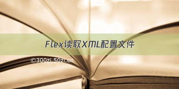 Flex读取XML配置文件