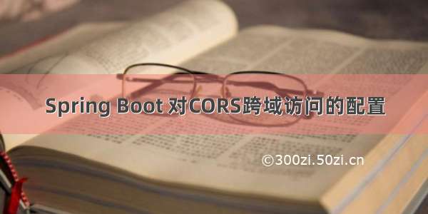 Spring Boot 对CORS跨域访问的配置