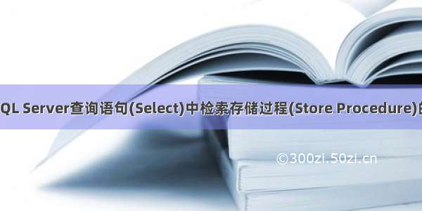 如何在SQL Server查询语句(Select)中检索存储过程(Store Procedure)的结果集